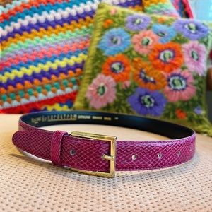 genuine snake skin belt